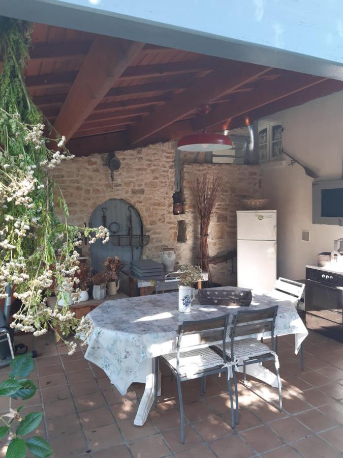 Maison D'Hotes Le Lavoir Fontaines  Buitenkant foto