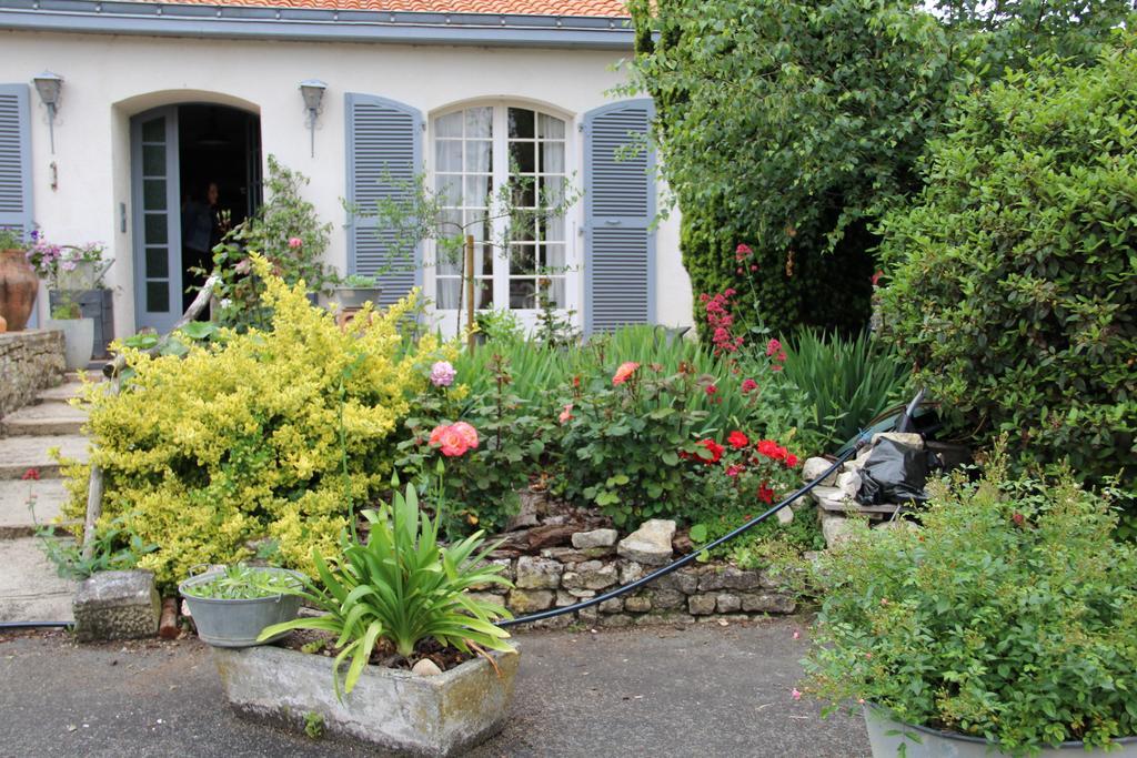 Maison D'Hotes Le Lavoir Fontaines  Buitenkant foto